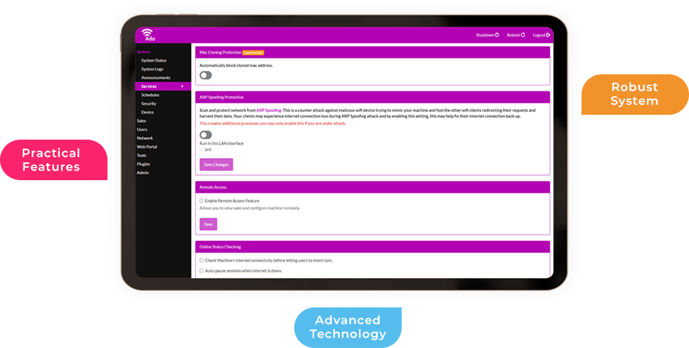 adopisoft web admin